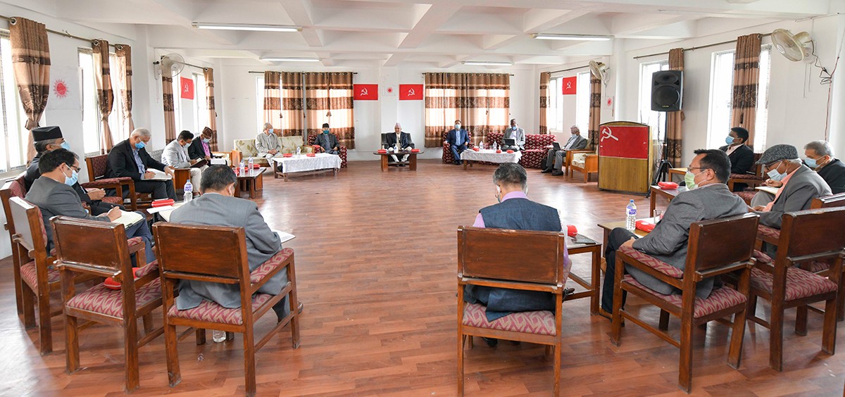 नेकपा एमाले स्स्थयी कमिटी बैठक जारी