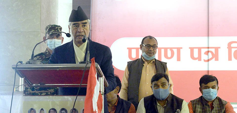 यही अवस्थामा कुनै पनि पार्टीले बहुमत ल्याउदैन : प्रधानमन्त्री देउवा