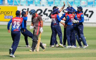 युएईले नेपाललाई दियो १६९ रनको मध्यम लक्ष्य