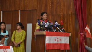 काठमाडौं महानगर प्रमुखका उम्मेदवार काँग्रेस नेत्री सिंहको घोषणापत्र सार्वजनिक
